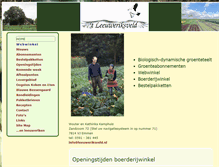 Tablet Screenshot of leeuweriksveld.nl